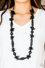 Load image into Gallery viewer, Paparazzi&#39;s Cozumel Coast - Black Wood necklace
