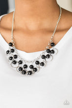 Load image into Gallery viewer, Paparazzi&#39;s Really Rococo - Black necklace
