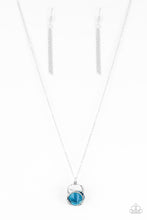 Load image into Gallery viewer, Paparazzi&#39;s Pandora&#39;s Box - Blue necklace
