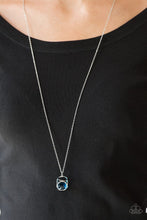 Load image into Gallery viewer, Paparazzi&#39;s Pandora&#39;s Box - Blue necklace
