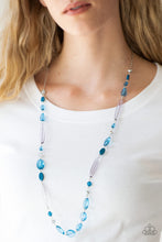 Load image into Gallery viewer, Paparazzi&#39;s Quite Quintessence - Blue necklace
