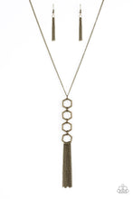 Load image into Gallery viewer, Paparazzi&#39;s Ready, Set, GEO! - Brass necklace
