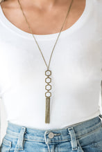 Load image into Gallery viewer, Paparazzi&#39;s Ready, Set, GEO! - Brass necklace
