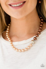 Load image into Gallery viewer, Paparazzi&#39;s 5th Avenue A-Lister - Brown Pearl necklace
