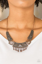 Load image into Gallery viewer, Paparazzi&#39;s STEER It Up - Copper necklace
