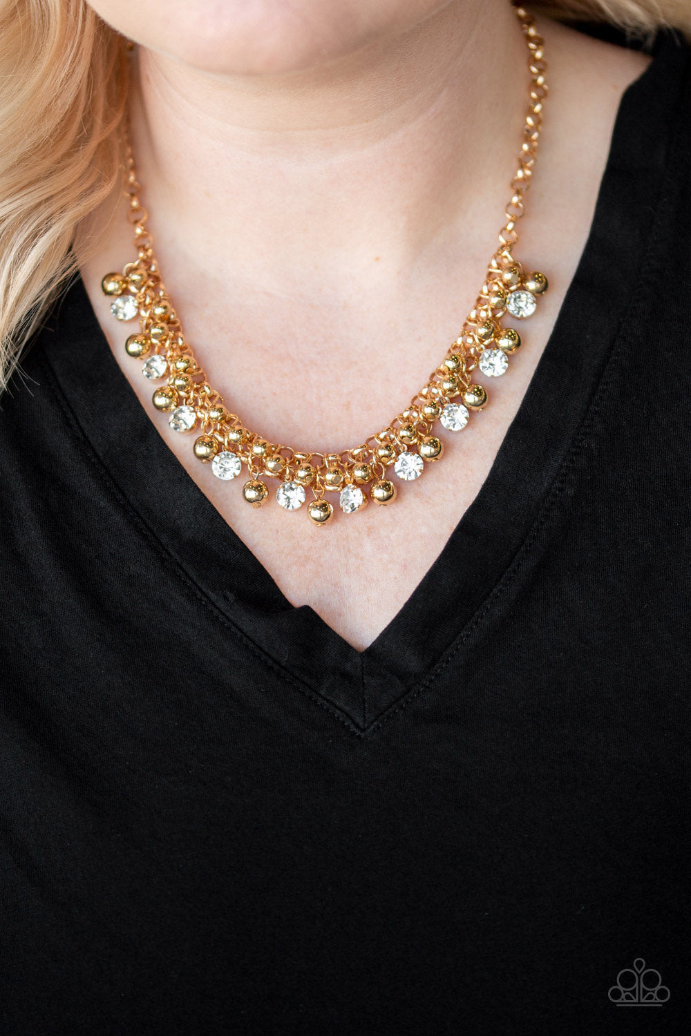 Paparazzi's Wall Street Winner - Gold necklace