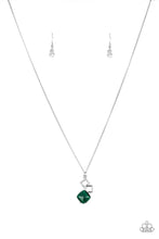 Load image into Gallery viewer, Paparazzi&#39;s Stylishly Square - Green necklce
