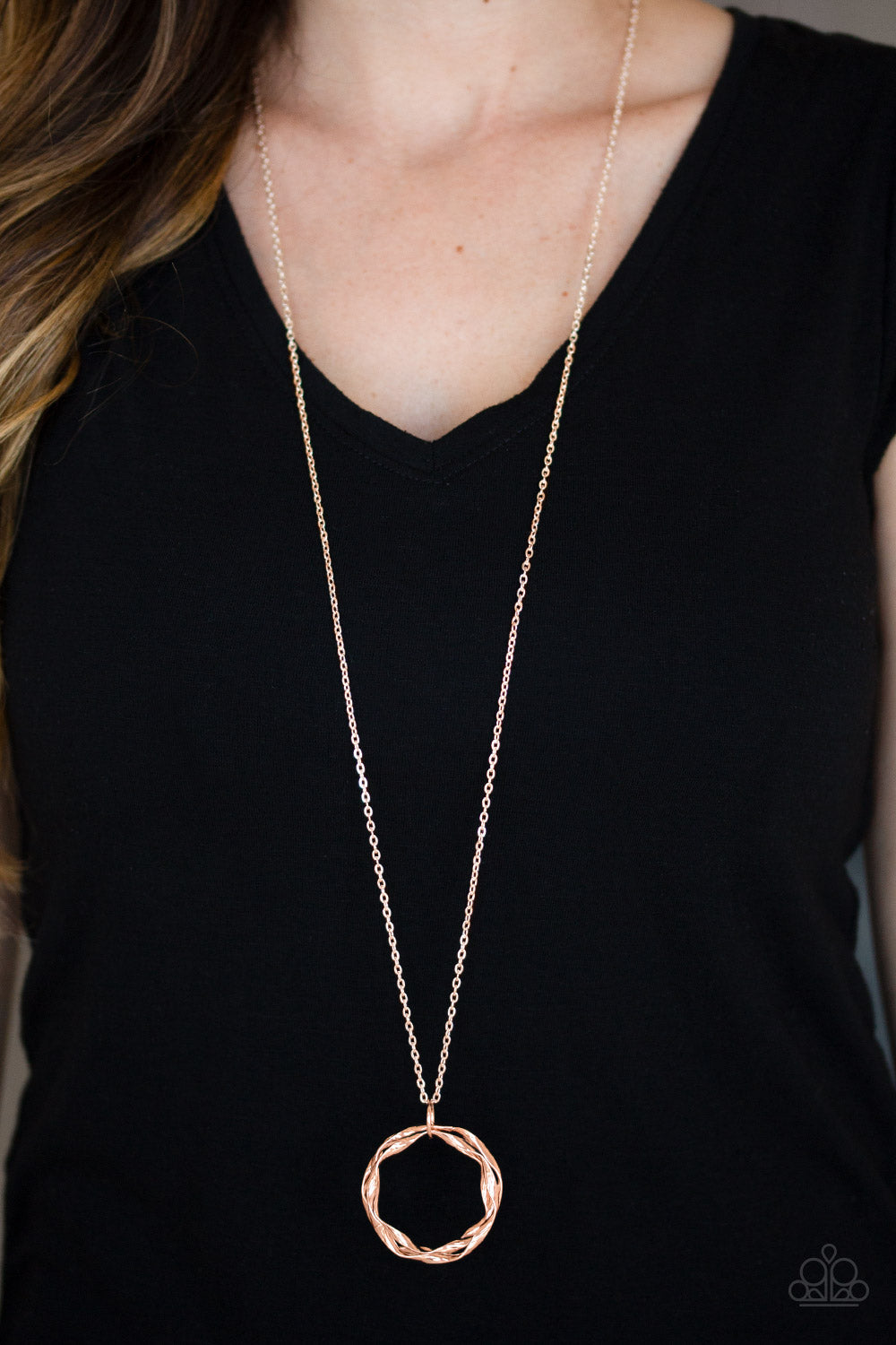 Paparazzi's Millennial Minimalist - Copper necklace