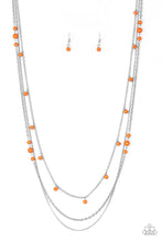 Load image into Gallery viewer, Paparazzi&#39;s Laying The Groundwork - Orange necklace
