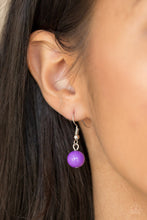 Load image into Gallery viewer, Paparazzi&#39;s Friday Night Fringe - Purple necklace
