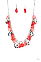 Load image into Gallery viewer, Paparazzi&#39;s Hurricane Season - Red necklace
