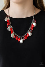 Load image into Gallery viewer, Paparazzi&#39;s Hurricane Season - Red necklace
