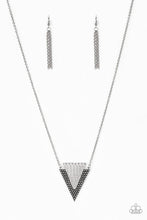 Load image into Gallery viewer, Paparazzi&#39;s Ancient Arrow - Silver necklace

