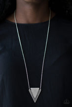 Load image into Gallery viewer, Paparazzi&#39;s Ancient Arrow - Silver necklace

