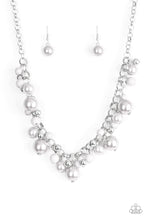 Load image into Gallery viewer, Paparazzi&#39;s The Upstater - Silver Pearl necklace
