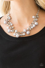 Load image into Gallery viewer, Paparazzi&#39;s The Upstater - Silver Pearl necklace

