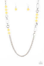 Load image into Gallery viewer, Paparazzi&#39;s CACHE Me Out - Yellow necklace

