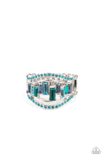 Load image into Gallery viewer, Paparazzi&#39;s Treasure Chest Charm - Blue ring
