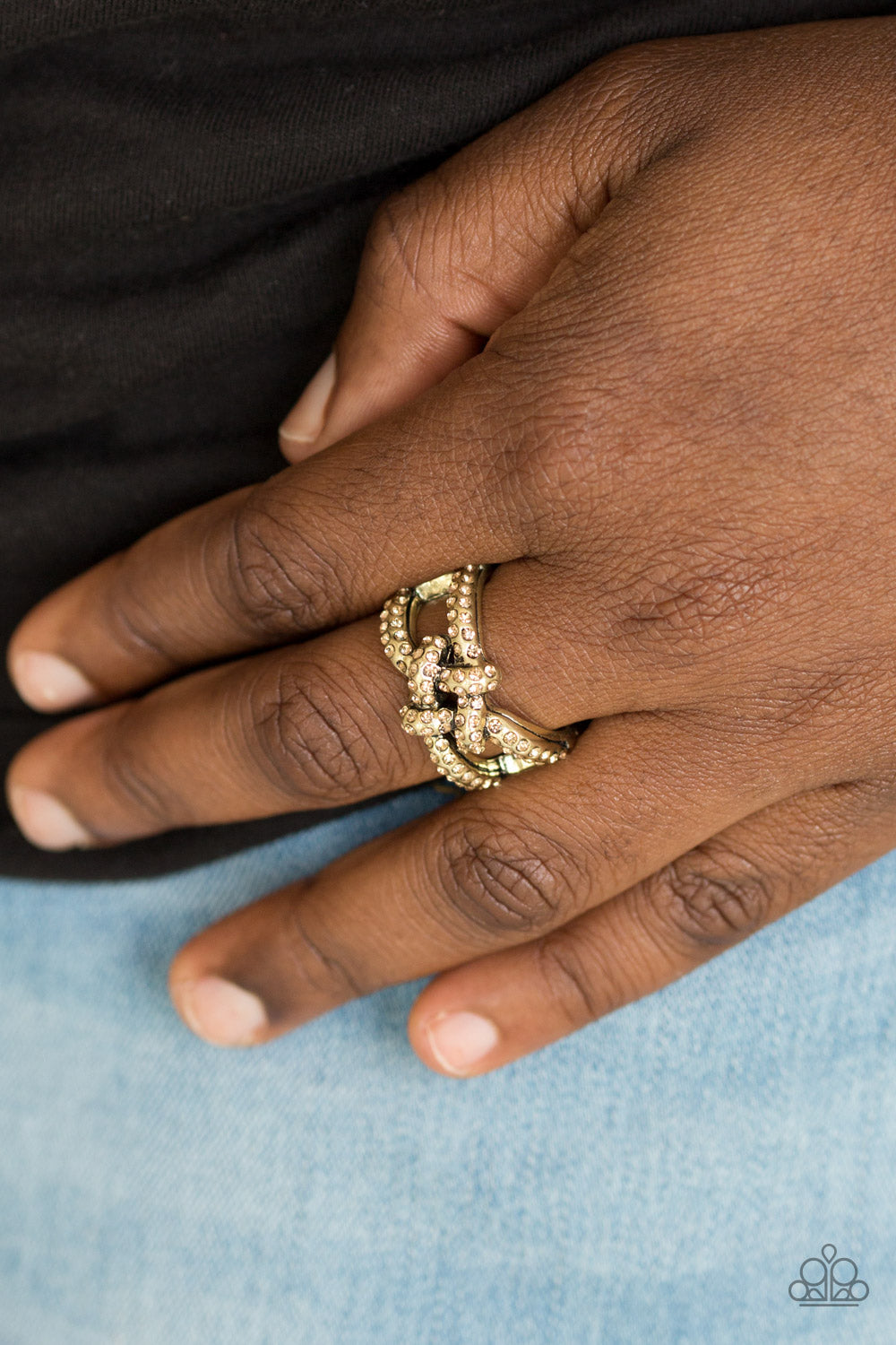 Paparazzi's Can Only Go UPSCALE From Here - Brass ring