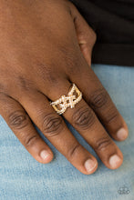 Load image into Gallery viewer, Paparazzi&#39;s Can Only Go UPSCALE From Here - Gold ring
