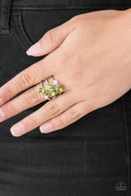 Load image into Gallery viewer, Paparazzi&#39;s Metro Mingle - Green ring
