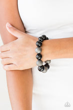 Load image into Gallery viewer, Paparazzi&#39;s Humble Hustle - Black bracelet
