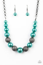 Load image into Gallery viewer, Paparazzi&#39;s Color Me CEO - Green Pearl necklace
