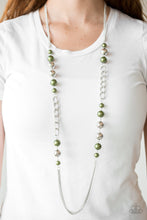 Load image into Gallery viewer, Paparazzi&#39;s Uptown Talker - Green Pearl necklace
