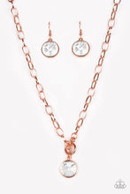 Load image into Gallery viewer, Paparazzi&#39;s She Sparkles On - Copper necklace
