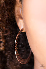 Load image into Gallery viewer, Paparazzi&#39;s BEAST Friends Forever - Copper hoop earrings
