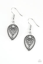 Load image into Gallery viewer, Paparazzi&#39;s Distance PASTURE - Silver earrings
