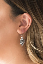 Load image into Gallery viewer, Paparazzi&#39;s Distance PASTURE - Silver earrings

