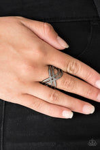 Load image into Gallery viewer, Paparazzi&#39;s Infinite Fashion - Black ring
