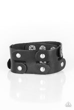 Load image into Gallery viewer, Paparazzi&#39;s Downright Desperado - black Urban Men bracelet
