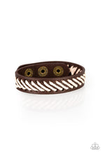 Load image into Gallery viewer, Paparazzi&#39;s Watch Your Backpacker- Brown Urban Men bracelet

