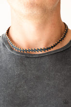 Load image into Gallery viewer, Paparazzi&#39;s The Grand Canyoner - Blue Urban Men necklace
