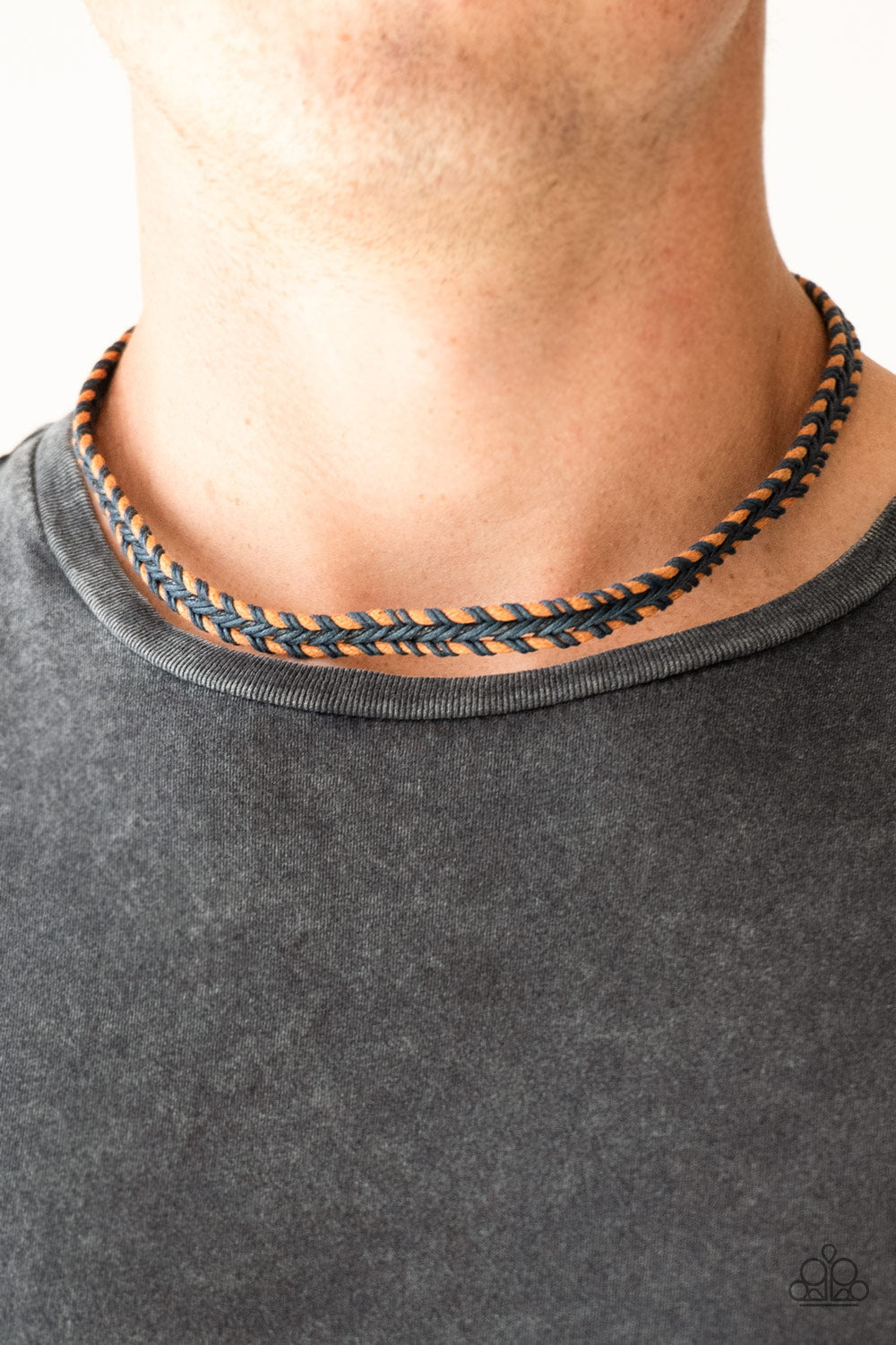 Paparazzi's The Grand Canyoner - Blue Urban Men necklace