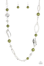 Load image into Gallery viewer, Paparazzi&#39;s All About Me - Green Pearl necklace
