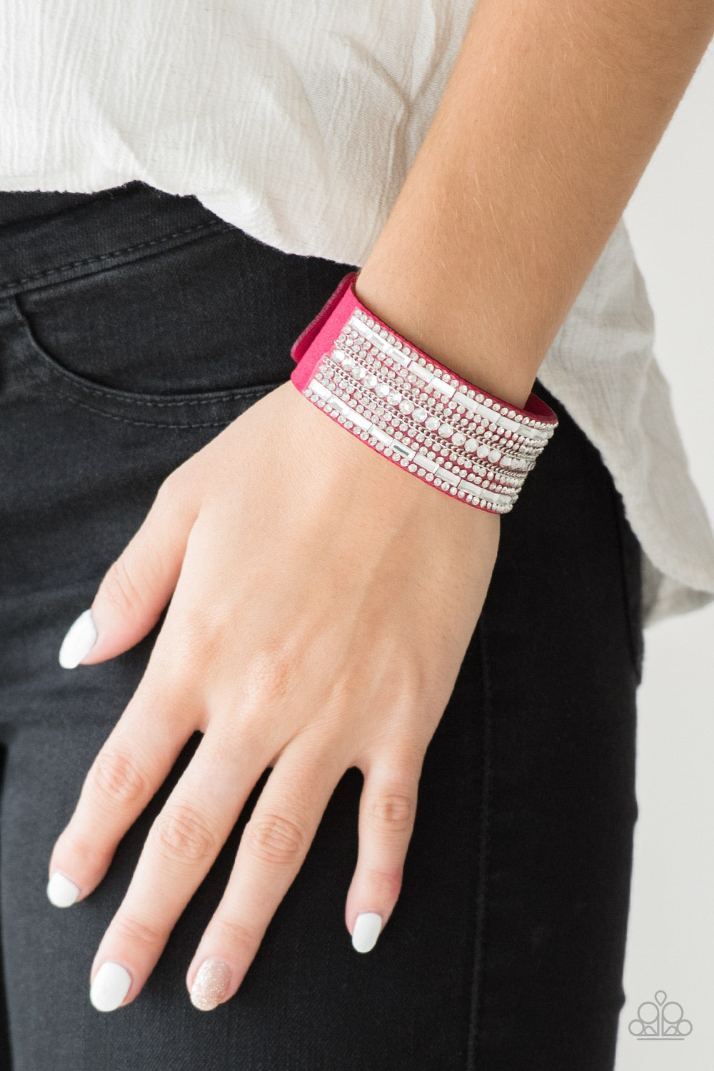 Paparazzi's Rebel Radiance - Pink Urban bracelet