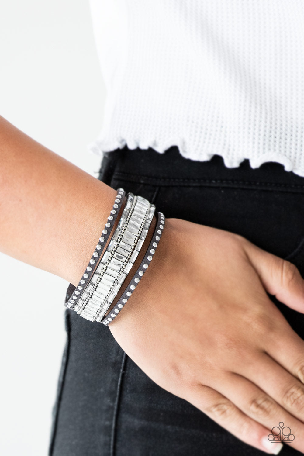 Paparazzi's Rock Star Rocker - Silver Urban bracelet