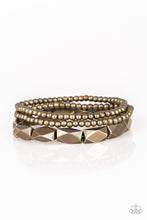 Load image into Gallery viewer, Paparazzi&#39;s Metal Move - Brass bracelet
