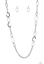 Load image into Gallery viewer, Paparazzi&#39;s Chain Cadence - Black necklace
