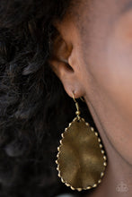 Load image into Gallery viewer, Paparazzi&#39;s Trail Ware - Brass earrings
