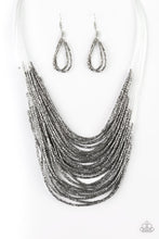 Load image into Gallery viewer, Paparazzi&#39;s Catwalk Queen - Gunmetal Seed Beads necklace
