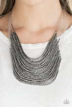 Load image into Gallery viewer, Paparazzi&#39;s Catwalk Queen - Gunmetal Seed Beads necklace
