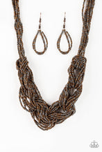 Load image into Gallery viewer, Paparazzi&#39;s City Catwalk - Copper Seed Beads necklace
