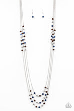 Load image into Gallery viewer, Paparazzi&#39;s Seasonal Sensation - Blue necklace
