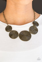 Load image into Gallery viewer, Paparazzi&#39;s Deserves A Medal - Brass necklace
