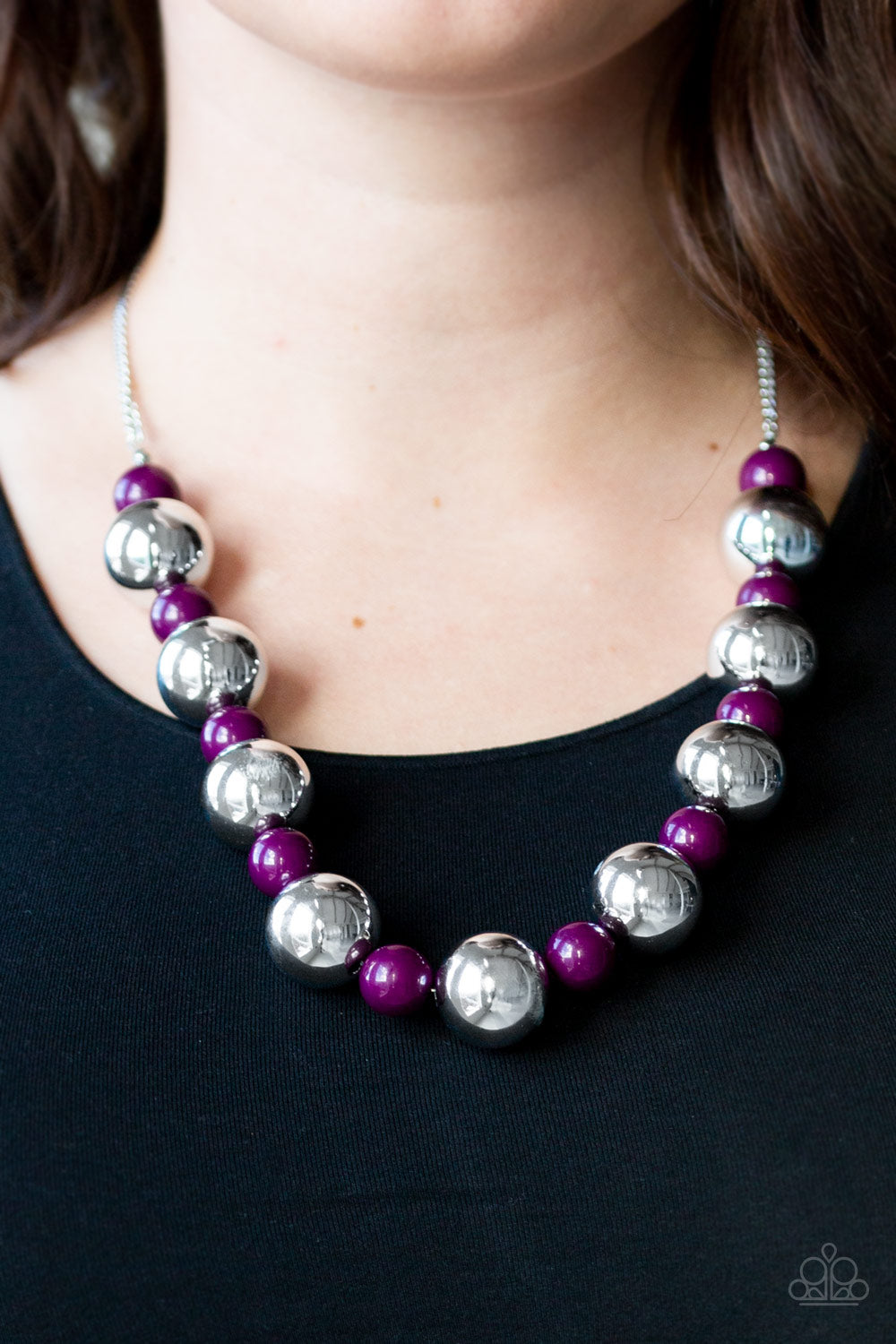 Paparazzi's Top Pop - Purple necklace