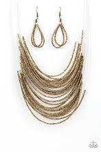 Load image into Gallery viewer, Paparazzi&#39;s Catwalk Queen - Brass Seed Beads necklace
